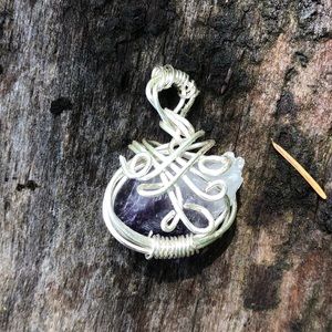 Genuine Amethyst Pendant